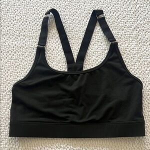 POL Women’s Black Sports Bra NWOT